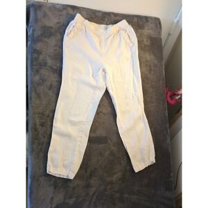 Nicole Miller New York 100% Linen Pants Women's Size Medium